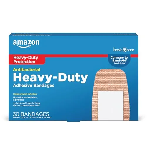 Amazon Basic Care Heavy Fabric Adhesive Bandages Review