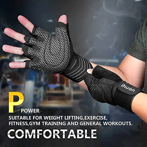 ihuan Workout Gloves Review: Weightlifting Grip and Support image 3