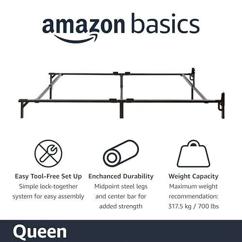 Amazon Basics Metal Bed Frame Review for Sleep Support image 4