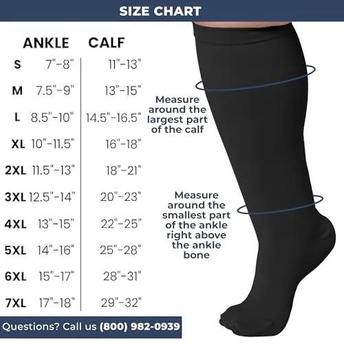Mojo Compression Socks Review: 20–30 mmHg Wide Calf image 6