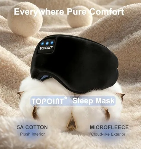 TOPOINT Sleep Mask Review: Bluetooth Sleep Headphones image 3