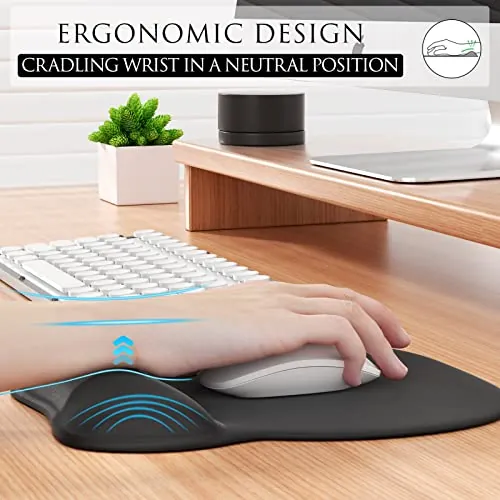 MROCO Ergonomic Mouse Pad Review: Gel Wrist Support image 3