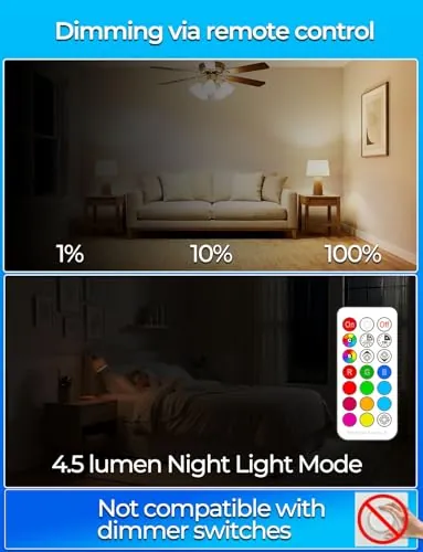 ILC RGB LED Light Bulb Review: Colour and Night Lighting image 4