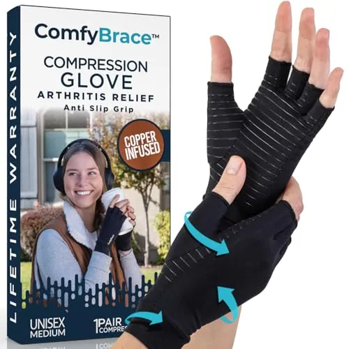 ComfyBrace Compression Gloves Review for Hand Support