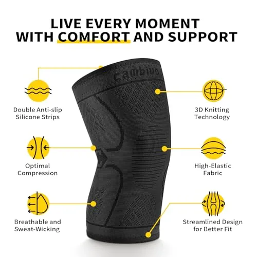 CAMBIVO Knee Brace Review: Compression Sleeves for Support image 3