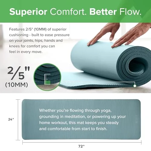 Gaiam Essentials 10mm Yoga Mat Review image 3