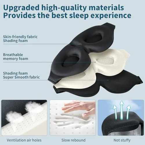 ZGGCD Sleep Mask Review: Side Sleeper Blackout Eye Mask image 5