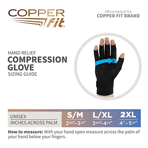 Copper Fit Hand Relief Compression Gloves Review image 2