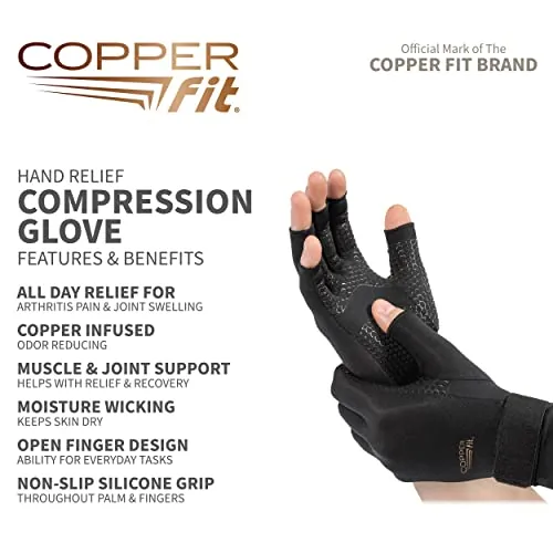 Copper Fit Hand Relief Compression Gloves Review image 3