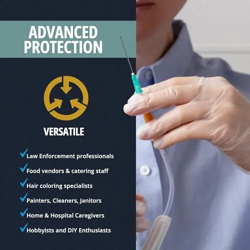 MED PRIDE Medical Vinyl Examination Gloves Review image 3