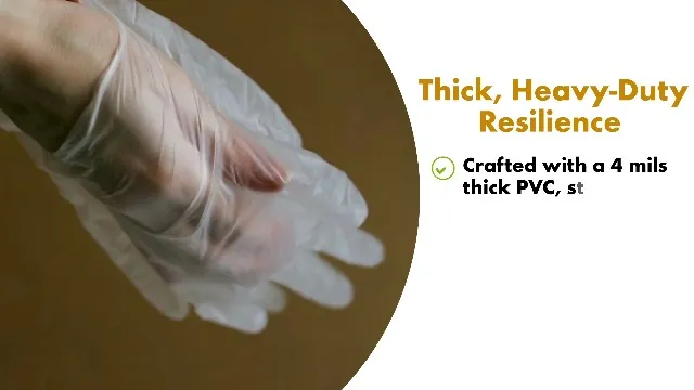 MED PRIDE Medical Vinyl Examination Gloves Review image 7