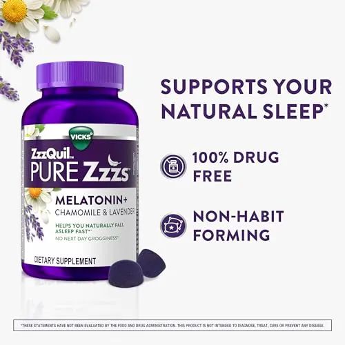 ZzzQuil PURE Zzzs Melatonin Gummies Review for Sleep image 3