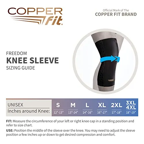 Copper Fit Freedom Knee Compression Sleeve Review image 3