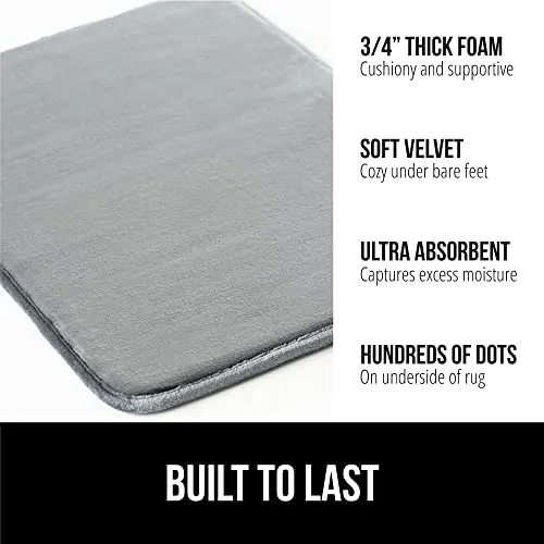GORILLA GRIP Memory Foam Bath Rug Review image 4