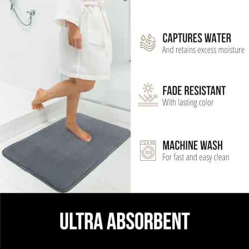 GORILLA GRIP Memory Foam Bath Rug Review image 7