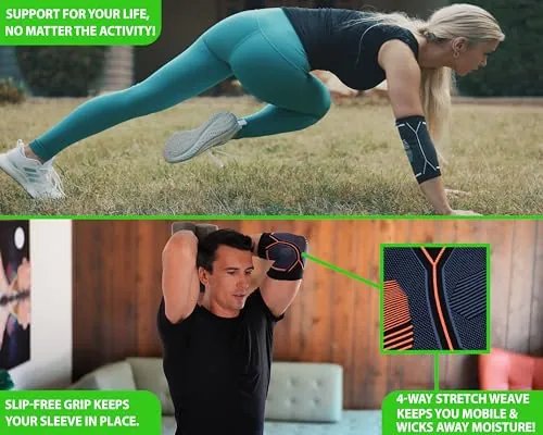 Kunto Fitness Elbow Brace Review: Compression Support image 3