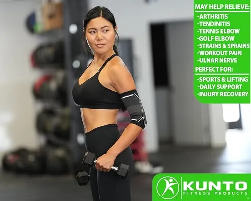 Kunto Fitness Elbow Brace Review: Compression Support image 4