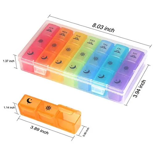 SE7EN-DAY Weekly Pill Organizer Review image 2