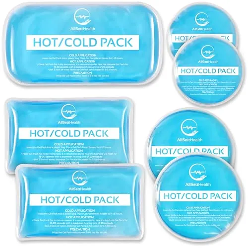 AllSett Health Gel Ice Pack Review: Hot and Cold 7-Pack