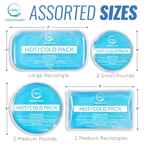 AllSett Health Gel Ice Pack Review: Hot and Cold 7-Pack image 6
