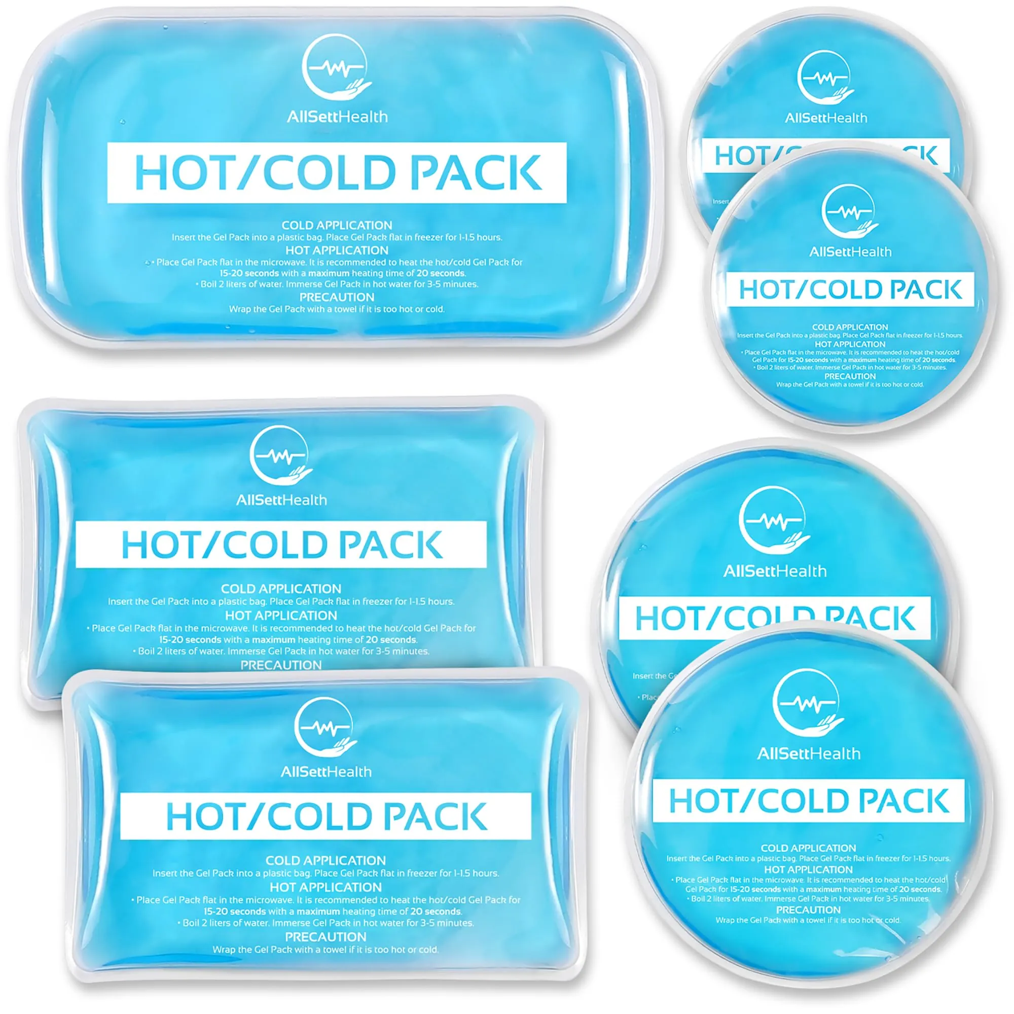 AllSett Health Gel Ice Pack Review: Hot and Cold 7-Pack image 7