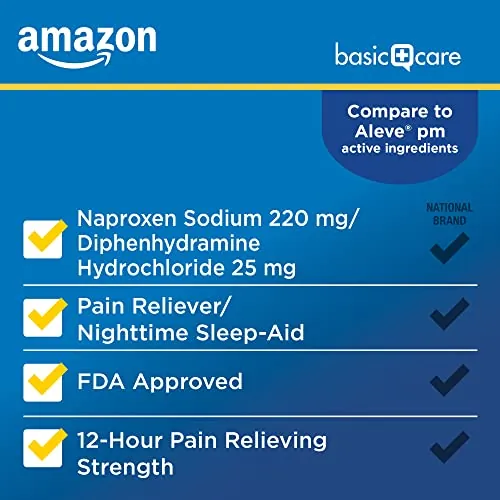 Amazon Basic Care All Night Pain Relief PM Review image 3