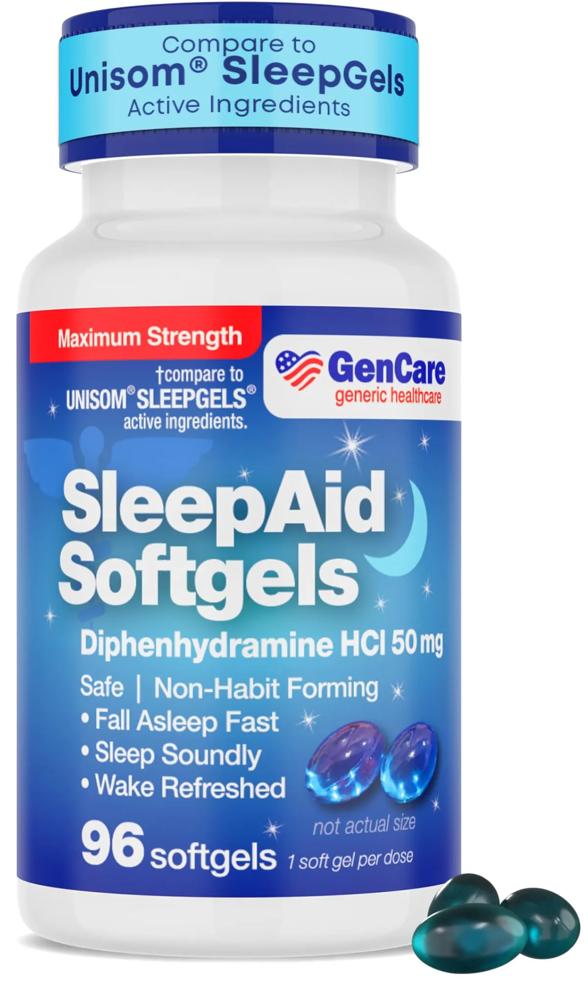 GenCare Sleep Aid Review: Diphenhydramine Softgels for Sleep image 8