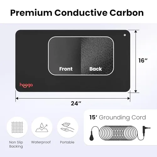 hooga Grounding Mat Review: Sleep and Wellness Use image 4