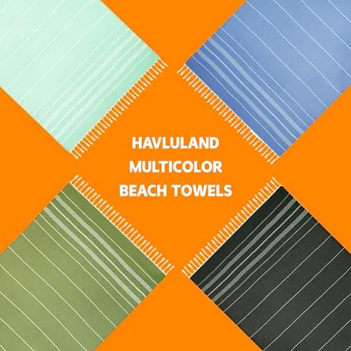 HAVLULAND Turkish Beach Towel Review for Travel and Sauna image 5