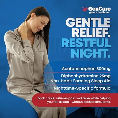 GenCare Acetaminophen PM Review: Nighttime Pain Relief image 3