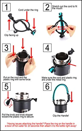 IRON °FLASK Paracord Handle Review: Bottle Carrier image 3