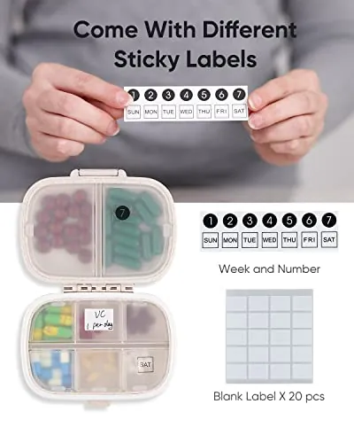 Holii Travel Pill Organizer Review: Portable Pill Case image 2