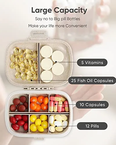Holii Travel Pill Organizer Review: Portable Pill Case image 6
