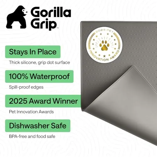 GORILLA GRIP Pet Feeding Mat Review image 3