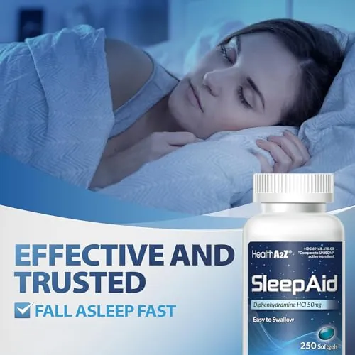 HealthA2Z Sleep Aid Review: Diphenhydramine Sleep Support image 5
