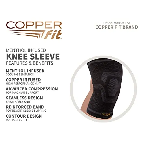 Copper Fit ICE Knee Compression Sleeve Review image 3