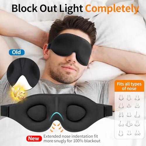 NEWVANGA Sleep Mask Review: Blackout Sleep Support image 2