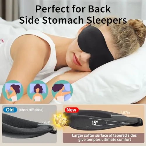 NEWVANGA Sleep Mask Review: Blackout Sleep Support image 3