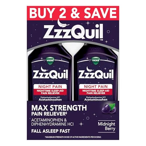 ZzzQuil Liquid Review: Nighttime Sleep Aid for Pain