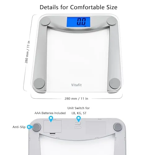 Vitafit Digital Bathroom Weight Scale Review image 6