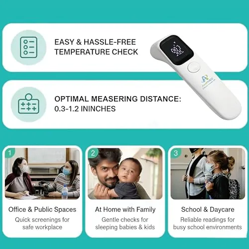 Amplim No Touch Thermometer Review: Forehead Fever Checks image 5