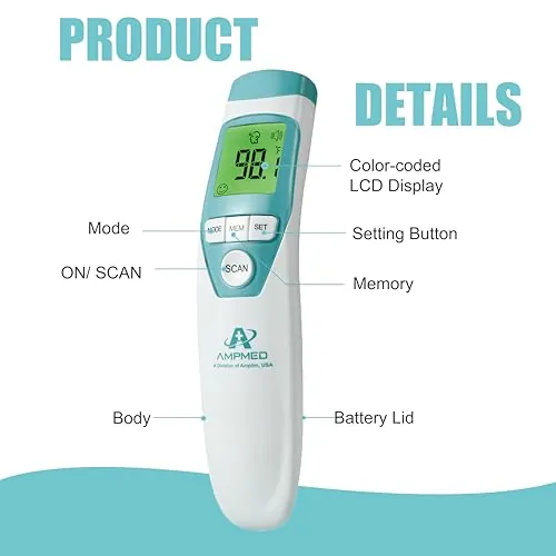 Amplim AmpMed Thermometer Review: Non-Contact Fever Checks image 3