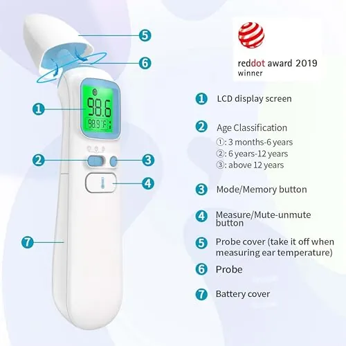 GoodBaby Thermometer Review: Ear and Forehead Readings image 3