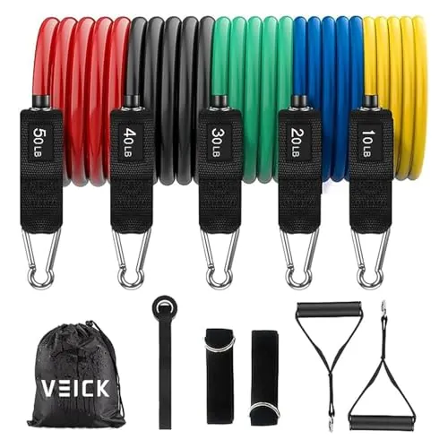VEICK Resistance Bands Review: Home Workout Band Set