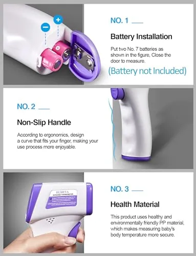 HUHETA Infrared Thermometer Review: Non-Contact Readings image 3