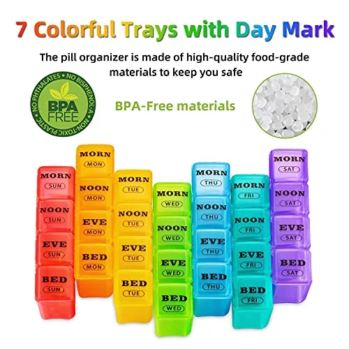 mossime XL Weekly Pill Organizer Review image 3