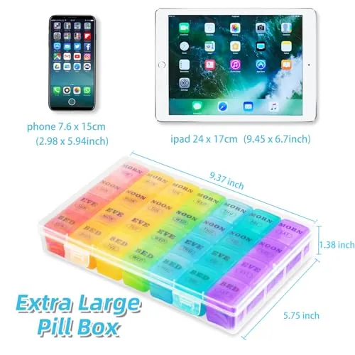 mossime XL Weekly Pill Organizer Review image 4