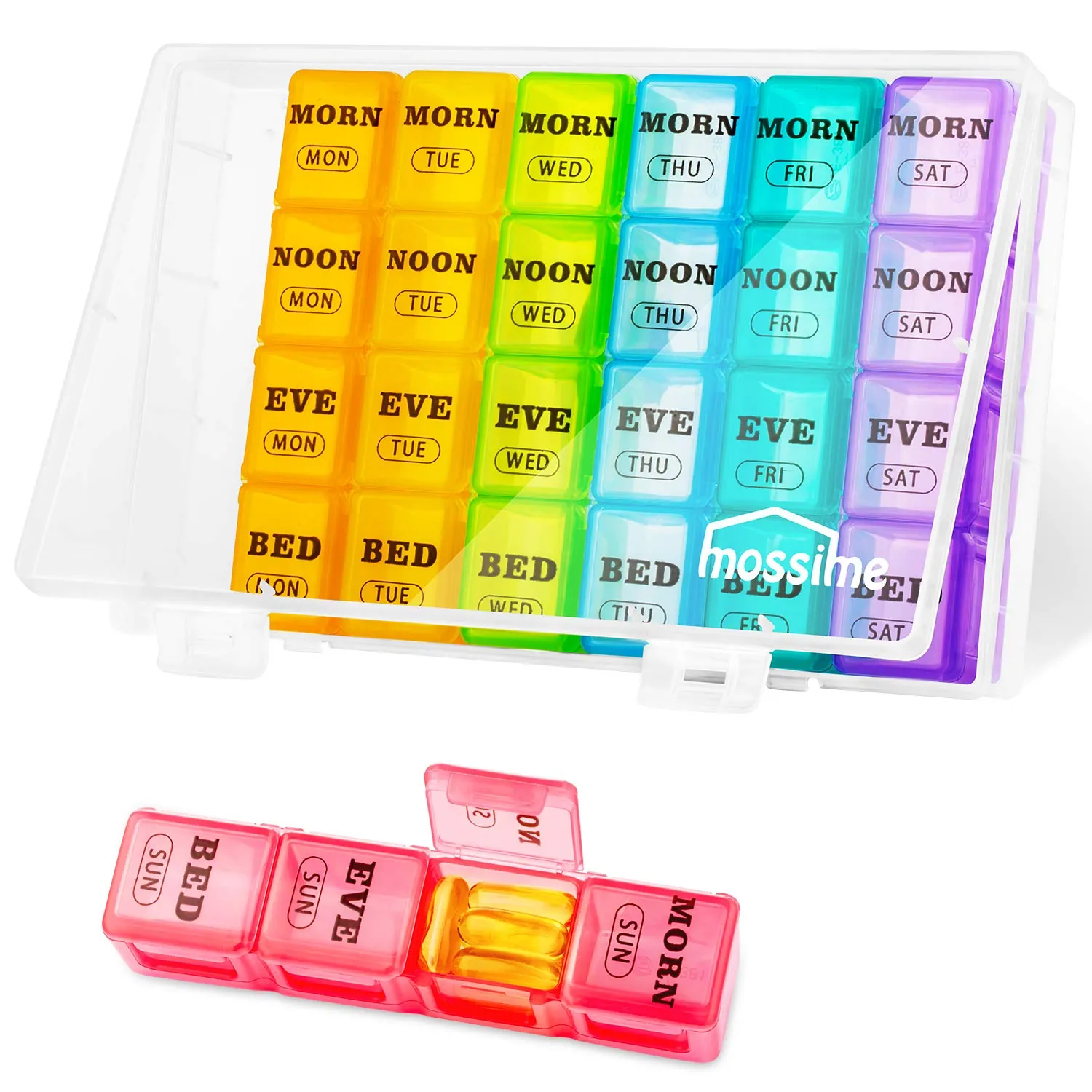 mossime XL Weekly Pill Organizer Review image 8