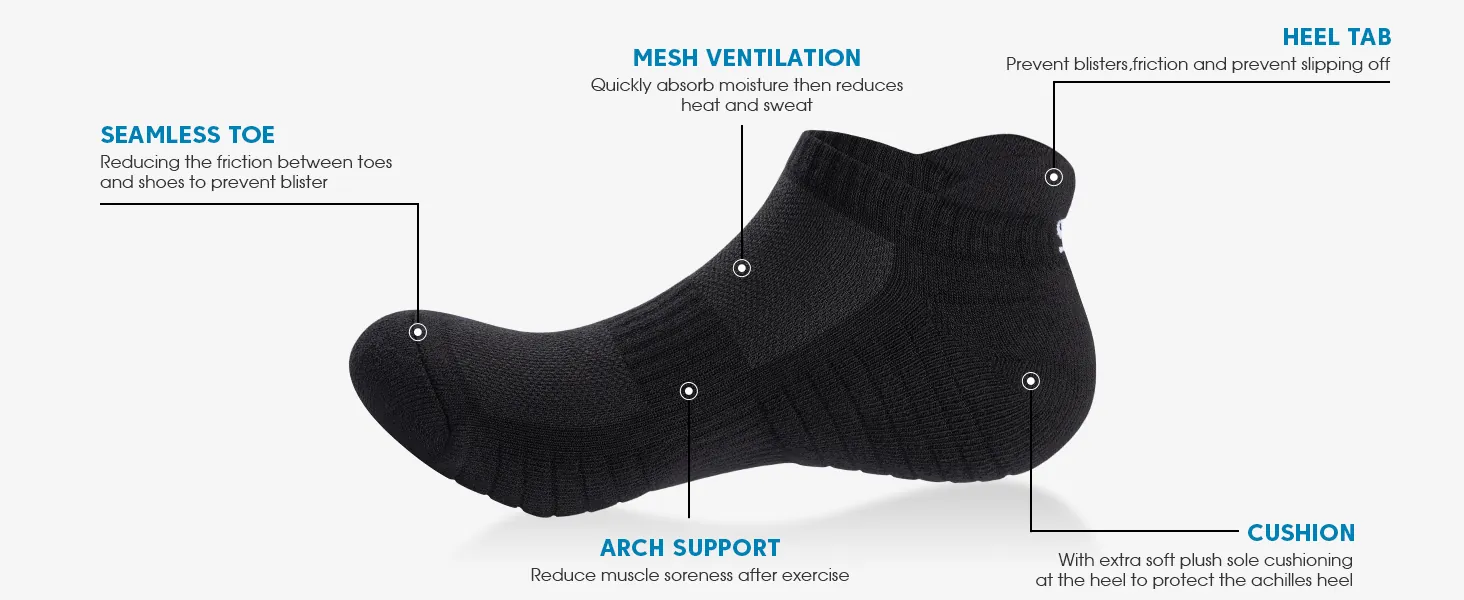 TANSTC Athletic Running Ankle Socks Review image 9