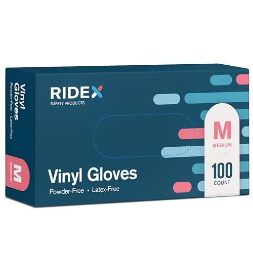 Ridex Vinyl Gloves Review: Latex-Free Disposable Gloves